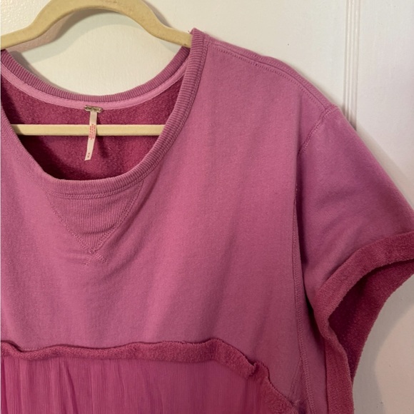 Elegant Pink Tiered Dress - Picture 6 of 7